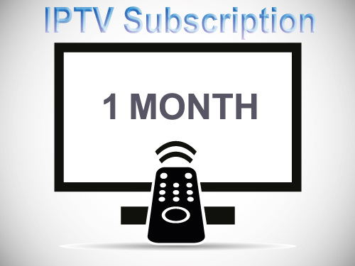One IPTV Month Subscription