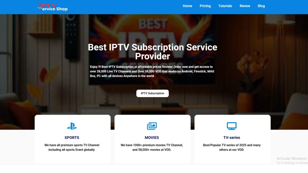 IPTV Service Shop
