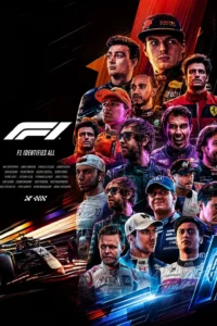 Formula 1 racing poster - watch live F1 races on HomePlex IPTV