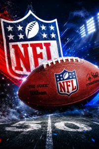 NFL football poster - stream live games on HomePlex IPTV