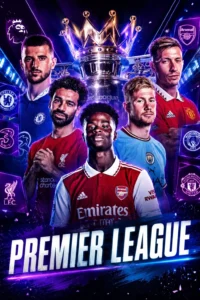 Premier League football poster - watch live matches on HomePlex IPTV