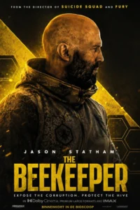 The Beekeeper movie poster starring Jason Statham - stream on HomePlex IPTV