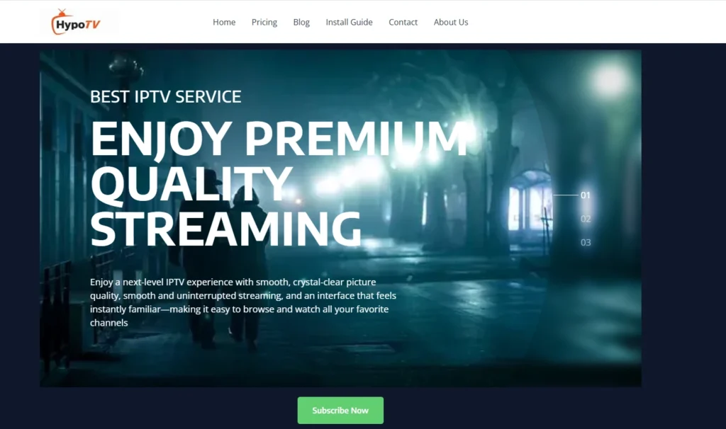 Hypo TV home Page